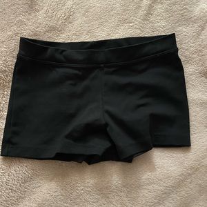 Dance/gymnastics black shorts